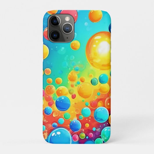 カラフル泡の浮き絵 Case-Mate iPhoneケース (裏)