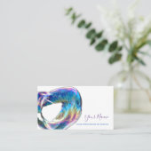 カラフル泡誕生日プランナー及びパーティーバス 名刺 (スタンド正面)