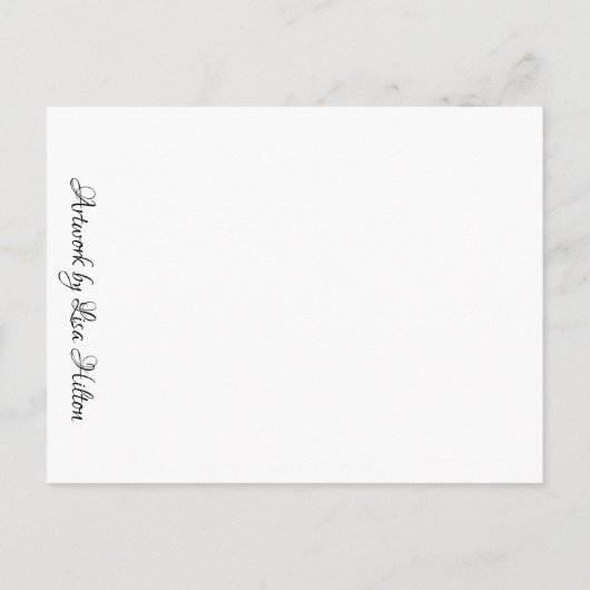 カラフル泡 ポストカード (裏面)