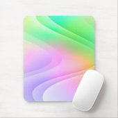 カラフル波 マウスパッド (マウス)