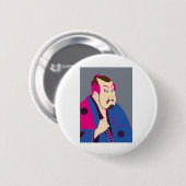 カラフル浮世絵 缶バッジ (正面&裏面)