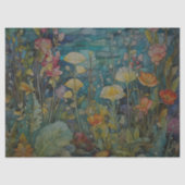 カラフル海エクスペリエンスの切り離しティッシュペーパー 薄葉紙 (正面)