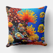 カラフル海水中生物 クッション (裏面)