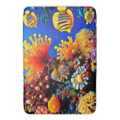 カラフル海水中生物 バスマット (正面縦)