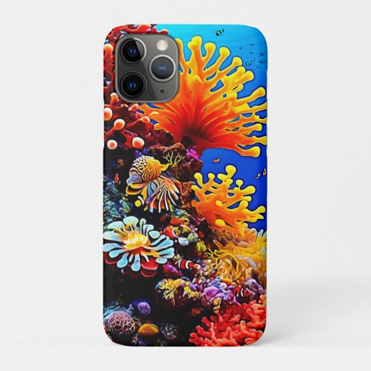 カラフル海水中生物 Case-Mate iPhoneケース (裏)
