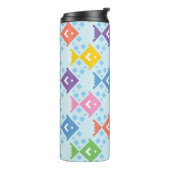 カラフル海魚の模様 タンブラー (回転左)