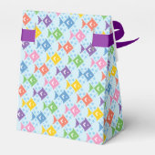 カラフル海魚の模様 フェイバーボックス (裏面サイド)