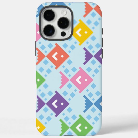 カラフル海魚の模様 Case-Mate iPhoneケース (裏面)