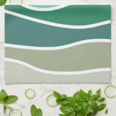 カラフル海 キッチンタオル (折り畳み)