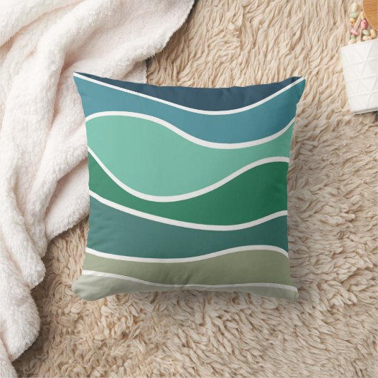 カラフル海 クッション (ブランケット)