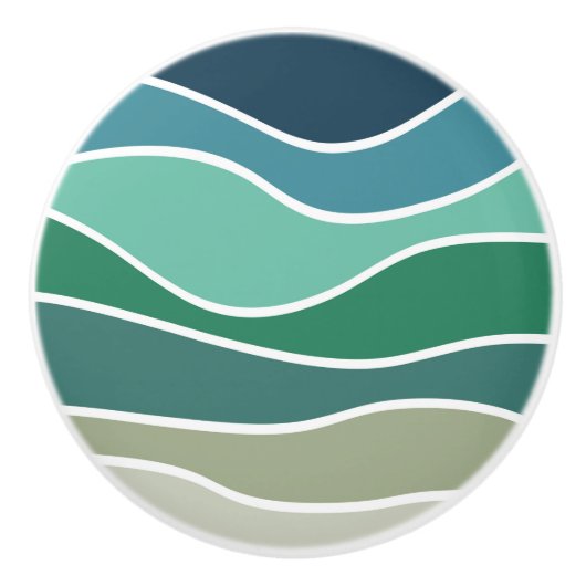 カラフル海 セラミックノブ (正面)