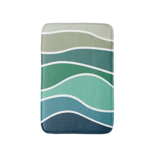 カラフル海 バスマット (正面縦)