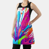 カラフル液絵を描散 エプロン (インサイチュ)