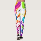 カラフル液絵を描散 レギンス (裏面)