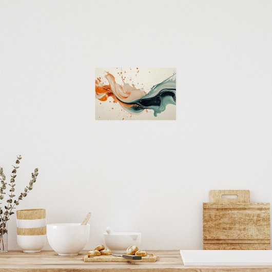 カラフル液 ポスター (キッチン)