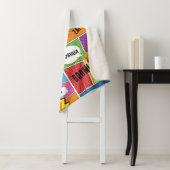 カラフル漫画本パーソナライズされた名アポップ・アートのート シェルパブランケット (インサイチュ)