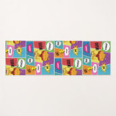 カラフル漫画本パーソナライズされた名アポップ・アートのート ヨガマット (正面(横))