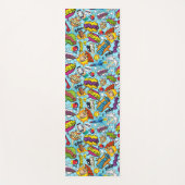 カラフル漫画本 ヨガマット (正面)