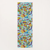 カラフル漫画本 ヨガマット (裏面)