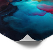 カラフル火 ポスター (角)