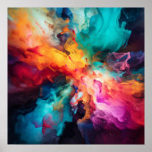 カラフル火 ポスター (正面)