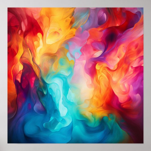 カラフル火 ポスター (正面)