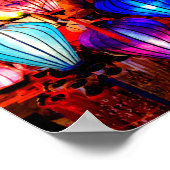 カラフル灯 ポスター (角)