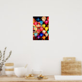 カラフル灯 ポスター (キッチン)