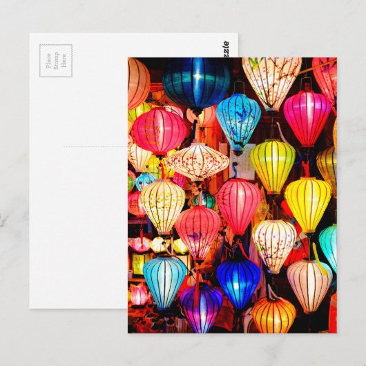 カラフル灯 ポストカード (正面/裏面)