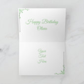 カラフル点曼荼羅ハッピーバースデーカード カード (内部)