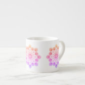 カラフル点曼荼羅 エスプレッソカップ (正面右)