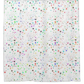 カラフル点 シャワーカーテン (正面)