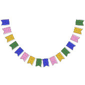 カラフル点 バンティングフラッグ (全)