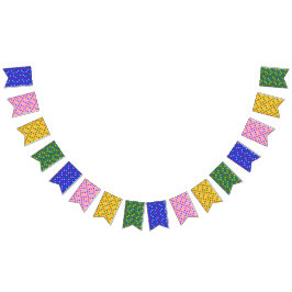 カラフル点 バンティングフラッグ