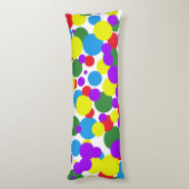 カラフル点 ボディピロー (裏面 (縦))