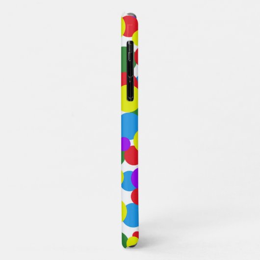 カラフル点 Case-Mate iPhoneケース (裏面/左)