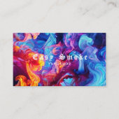 カラフル煙 vape ショップ名刺 名刺 (正面)