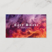 カラフル煙 vape ショップ名刺 名刺 (正面)