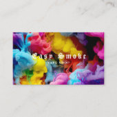 カラフル煙Vapeショップ名刺 名刺 (正面)