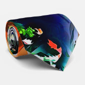 カラフル熱帯の花のフローラ芸術的 ネクタイ (ロール)