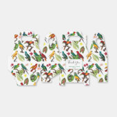 カラフル熱帯パロッ葉ト花結婚の花 フェイバーボックス (折り畳みなし)