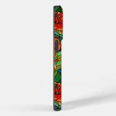 カラフル熱帯花の模様 Case-Mate iPhoneケース (裏面 / 右)