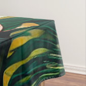 カラフル熱帯葉の花とハイビスカス | テーブルクロス (インサイチュ)