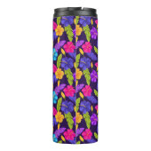 カラフル熱帯離れ花柄 タンブラー (裏面)