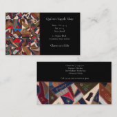 カラフル熱狂するキルト 名刺 (正面/裏面)