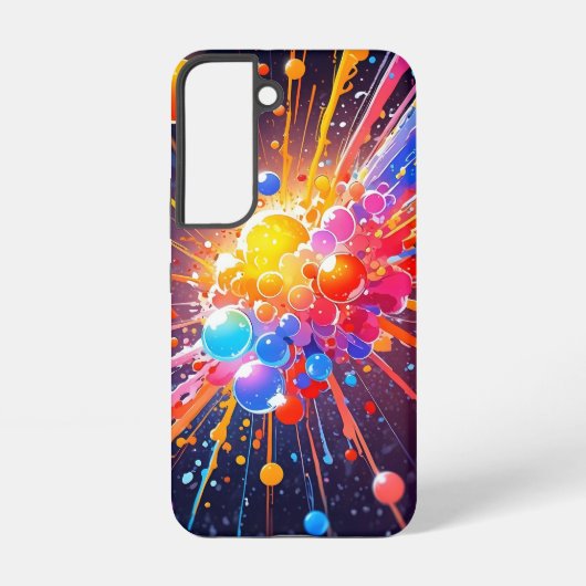 カラフル爆 SAMSUNG GALAXYケース (裏面)