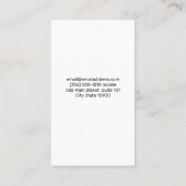 カラフル爪、 ネイル | 爪、 ネイルポリッシュボトル及びブラシ 名刺 (裏面)