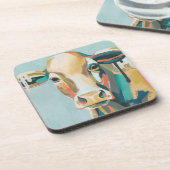 カラフル牛 コースター (左側)