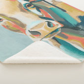 カラフル牛 シェルパブランケット (3/4)