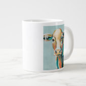 カラフル牛 ジャンボコーヒーマグカップ (正面右)